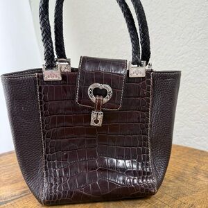 Brown Leather Brighton Hand-bag